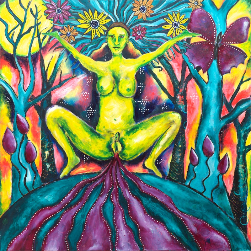 menstrual art goddess art divine feminine menstruation